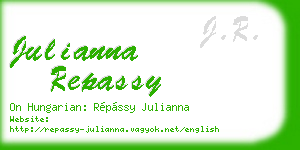 julianna repassy business card